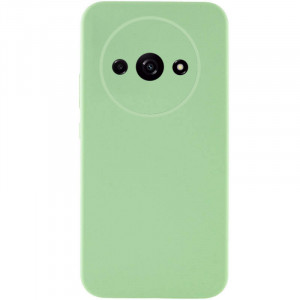 Чохол Silicone Cover Lakshmi Full Camera (AAA) для Xiaomi Redmi A3 М'ятний / Mint