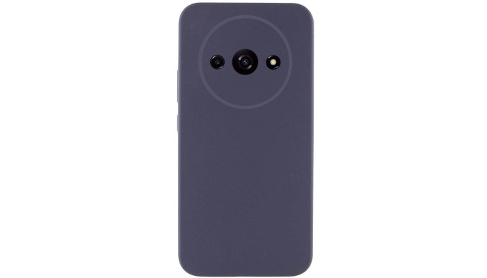 Чехол Silicone Cover Lakshmi Full Camera (AAA) для Xiaomi Redmi A3 Серый / Dark Gray - фото