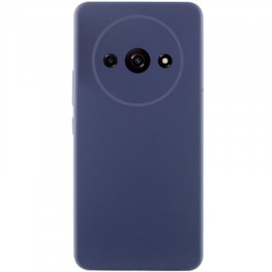 Чехол Silicone Cover Lakshmi Full Camera (AAA) для Xiaomi Redmi A3 Темно-синий / Midnight blue