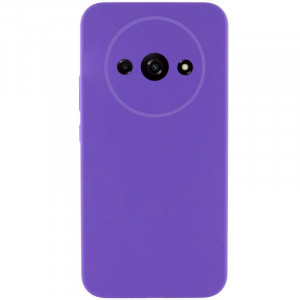 Чохол Silicone Cover Lakshmi Full Camera (AAA) для Xiaomi Redmi A3 Фіолетовий / Amethyst