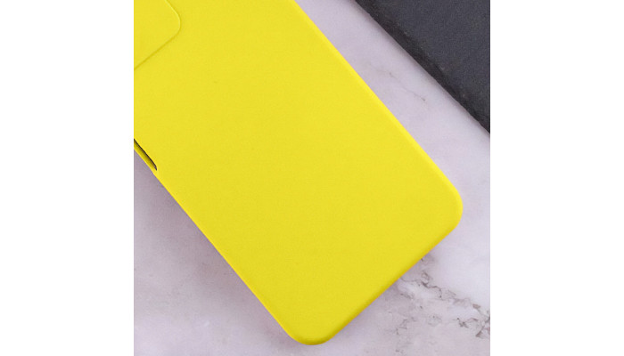 Чехол Silicone Cover Lakshmi Full Camera (AAA) для Xiaomi Redmi 13 4G / Poco M6 4G Желтый / Yellow - фото