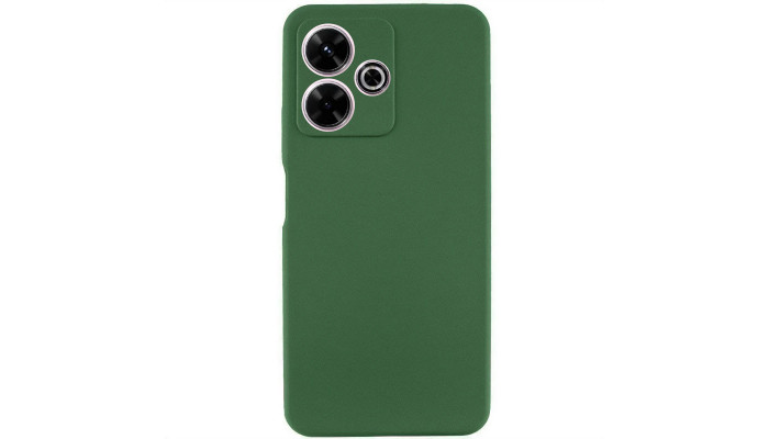 Чохол Silicone Cover Lakshmi Full Camera (AAA) для Xiaomi Redmi 13 4G / Poco M6 4G Зелений / Cyprus Green - фото