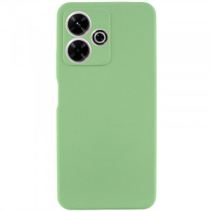 Чохол Silicone Cover Lakshmi Full Camera (AAA) для Xiaomi Redmi 13 4G / Poco M6 4G М'ятний / Mint