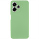 Чохол Silicone Cover Lakshmi Full Camera (AAA) для Xiaomi Redmi 13 4G / Poco M6 4G М'ятний / Mint - фото