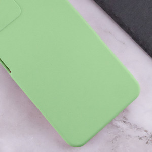 Чехол Silicone Cover Lakshmi Full Camera (AAA) для Xiaomi Redmi 13 4G / Poco M6 4G Мятный / Mint