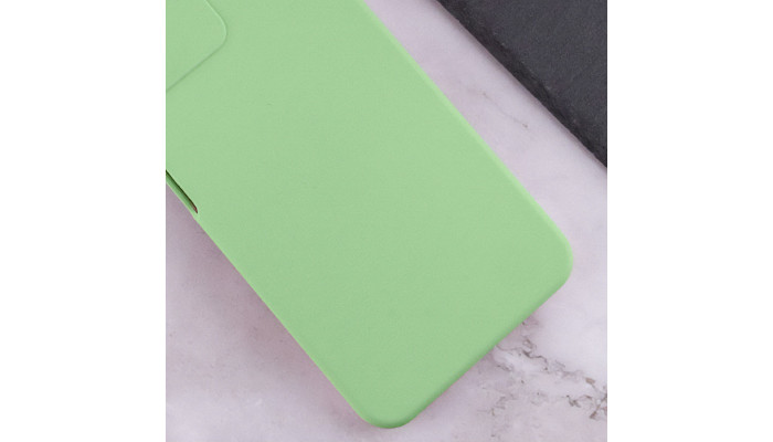 Чохол Silicone Cover Lakshmi Full Camera (AAA) для Xiaomi Redmi 13 4G / Poco M6 4G М'ятний / Mint - фото