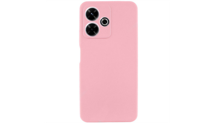 Чехол Silicone Cover Lakshmi Full Camera (AAA) для Xiaomi Redmi 13 4G / Poco M6 4G Розовый / Light pink - фото