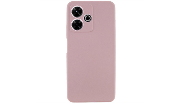 Чехол Silicone Cover Lakshmi Full Camera (AAA) для Xiaomi Redmi 13 4G / Poco M6 4G Розовый / Pink Sand - фото