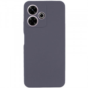 Чохол Silicone Cover Lakshmi Full Camera (AAA) для Xiaomi Redmi 13 4G / Poco M6 4G Сірий / Dark Gray