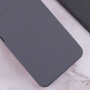 Чехол Silicone Cover Lakshmi Full Camera (AAA) для Xiaomi Redmi 13 4G / Poco M6 4G Серый / Dark Gray