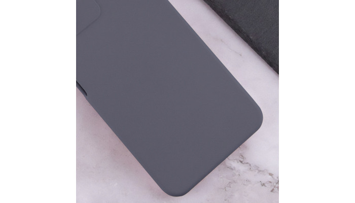 Чехол Silicone Cover Lakshmi Full Camera (AAA) для Xiaomi Redmi 13 4G / Poco M6 4G Серый / Dark Gray - фото