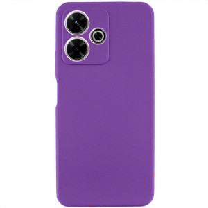 Чохол Silicone Cover Lakshmi Full Camera (AAA) для Xiaomi Redmi 13 4G / Poco M6 4G Фіолетовий / Amethyst