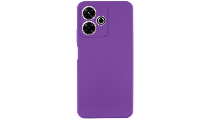 Чехол Silicone Cover Lakshmi Full Camera (AAA) для Xiaomi Redmi 13 4G / Poco M6 4G Фиолетовый / Amethyst - фото