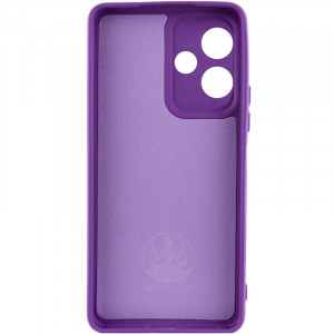 Чехол Silicone Cover Lakshmi Full Camera (AAA) для Xiaomi Redmi 13 4G / Poco M6 4G Фиолетовый / Amethyst