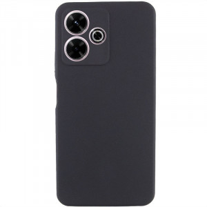 Чехол Silicone Cover Lakshmi Full Camera (AAA) для Xiaomi Redmi 13 4G / Poco M6 4G Черный / Black