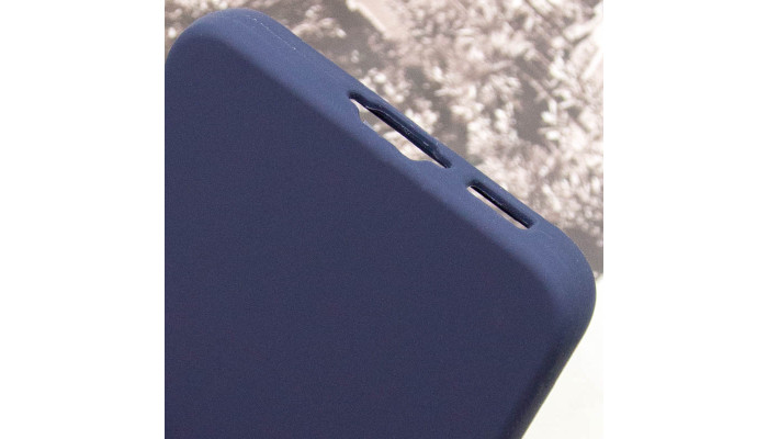 Чехол Silicone Cover Lakshmi Full Camera (AAA) для Samsung Galaxy S24 FE Темно-синий / Midnight blue - фото