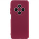 Чехол Silicone Cover Lakshmi Full Camera (AAA) для Xiaomi Redmi 14C / Poco C75 Бордовый / Plum - фото