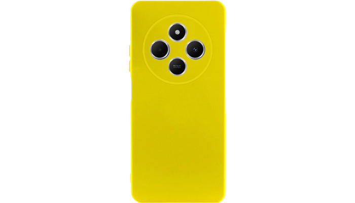 Чехол Silicone Cover Lakshmi Full Camera (AAA) для Xiaomi Redmi 14C / Poco C75 Желтый / Yellow - фото