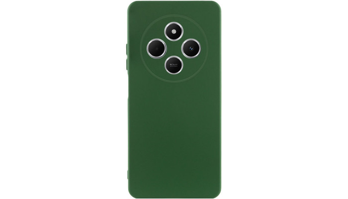 Чехол Silicone Cover Lakshmi Full Camera (AAA) для Xiaomi Redmi 14C / Poco C75 Зеленый / Cyprus Green - фото