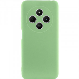 Чехол Silicone Cover Lakshmi Full Camera (AAA) для Xiaomi Redmi 14C / Poco C75 Мятный / Mint