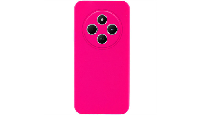 Чехол Silicone Cover Lakshmi Full Camera (AAA) для Xiaomi Redmi 14C / Poco C75 Розовый / Barbie pink - фото