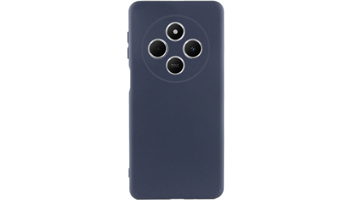 Чехол Silicone Cover Lakshmi Full Camera (AAA) для Xiaomi Redmi 14C / Poco C75 Темно-синий / Midnight blue - фото