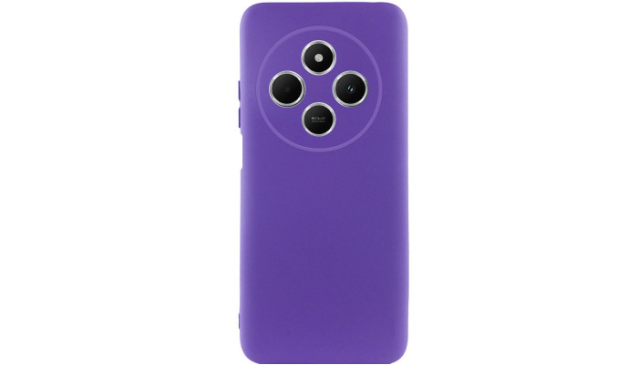 Чехол Silicone Cover Lakshmi Full Camera (AAA) для Xiaomi Redmi 14C / Poco C75 Фиолетовый / Amethyst - фото