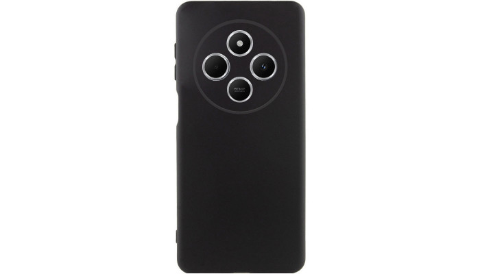 Чехол Silicone Cover Lakshmi Full Camera (AAA) для Xiaomi Redmi 14C / Poco C75 Черный / Black - фото