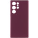 Чехол Silicone Cover Lakshmi Full Camera (AAA) для Samsung Galaxy S25 Ultra Бордовый / Plum - фото