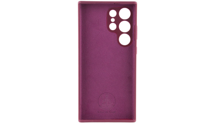 Чехол Silicone Cover Lakshmi Full Camera (AAA) для Samsung Galaxy S25 Ultra Бордовый / Plum - фото