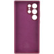 Чехол Silicone Cover Lakshmi Full Camera (AAA) для Samsung Galaxy S25 Ultra Бордовый / Plum - фото