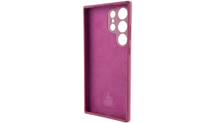 Чехол Silicone Cover Lakshmi Full Camera (AAA) для Samsung Galaxy S25 Ultra Бордовый / Plum - фото