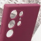 Чехол Silicone Cover Lakshmi Full Camera (AAA) для Samsung Galaxy S25 Ultra Бордовый / Plum - фото