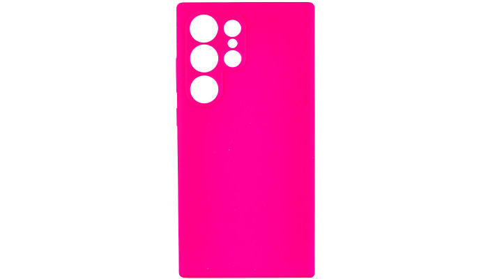 Чехол Silicone Cover Lakshmi Full Camera (AAA) для Samsung Galaxy S25 Ultra Розовый / Barbie pink - фото