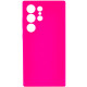 Чехол Silicone Cover Lakshmi Full Camera (AAA) для Samsung Galaxy S25 Ultra Розовый / Barbie pink - фото