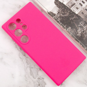 Чехол Silicone Cover Lakshmi Full Camera (AAA) для Samsung Galaxy S25 Ultra Розовый / Barbie pink