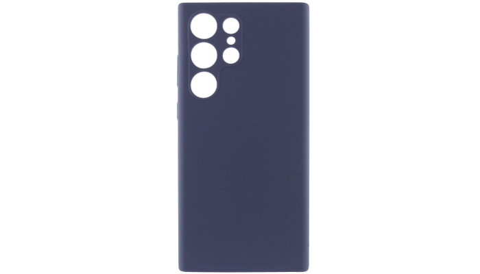 Чехол Silicone Cover Lakshmi Full Camera (AAA) для Samsung Galaxy S25 Ultra Темно-синий / Midnight blue - фото