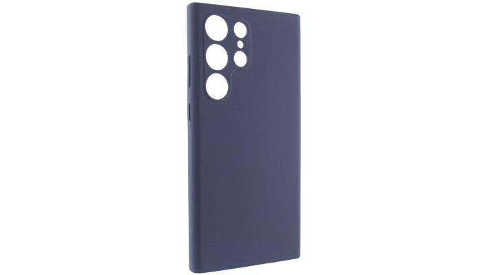 Чехол Silicone Cover Lakshmi Full Camera (AAA) для Samsung Galaxy S25 Ultra Темно-синий / Midnight blue - фото