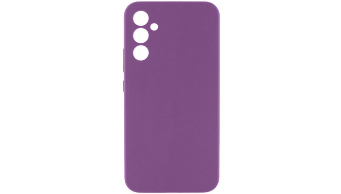 Чехол Silicone Cover Lakshmi Full Camera (AAA) для Samsung Galaxy A36 5G Сливовый / Purple - фото