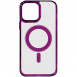 Чохол TPU Iris with MagSafe для Apple iPhone 12 Pro / 12 (6.1") Бордовий