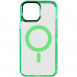 Чохол TPU Iris with MagSafe для Apple iPhone 12 Pro / 12 (6.1") Салатовий