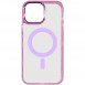 Чехол TPU Iris with MagSafe для Apple iPhone 12 Pro Max (6.7") Розовый