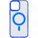 Чехол TPU Iris with MagSafe для Apple iPhone 12 Pro Max (6.7") Синий