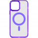 Чохол TPU Iris with MagSafe для Apple iPhone 12 Pro Max (6.7") Фіолетовий