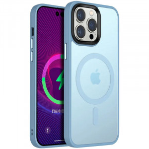 TPU+PC чехол Metal Buttons with MagSafe Colorful для Apple iPhone 12 Pro / 12 (6.1