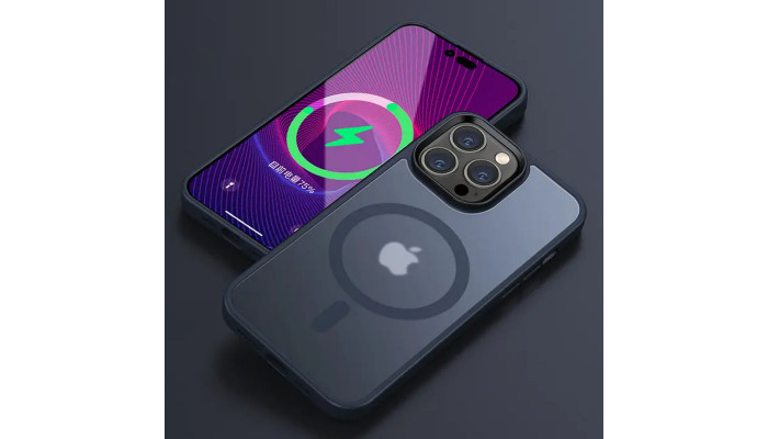 TPU+PC чохол Metal Buttons with MagSafe Colorful для Apple iPhone 12 Pro / 12 (6.1