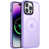 TPU+PC чохол Metal Buttons with MagSafe Colorful для Apple iPhone 13 Pro Max (6.7