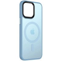 TPU+PC чохол Metal Buttons with MagSafe Colorful для Apple iPhone 13 (6.1