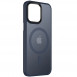 TPU+PC чохол Metal Buttons with MagSafe Colorful для Apple iPhone 13 (6.1") Синій