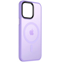 TPU+PC чехол Metal Buttons with MagSafe Colorful для Apple iPhone 13 (6.1